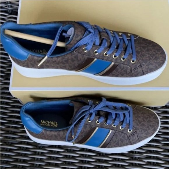 Michael Kors Poppy Stripe Lace Up MK Sig Small WMNS - Picture 4 of 16